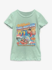 Disney Meet The Robinsons Wilbur's Time Machine Youth Girls T-Shirt