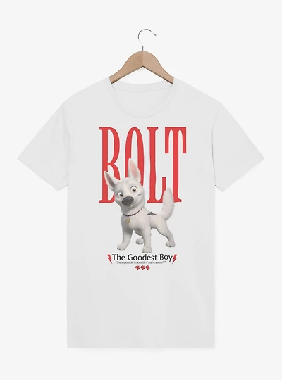 Disney Bolt The Goodest Boy Red Text T-Shirt