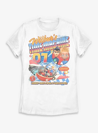 Disney Meet The Robinsons Wilbur's Time Machine Womens T-Shirt