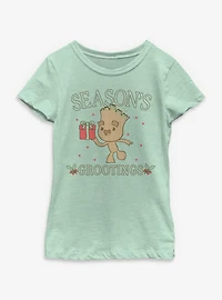 Marvel Groot Tree Season Youth Girls T-Shirt