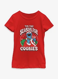 Sesame Street Season For Cookies Youth Girls T-Shirt