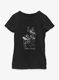 Star Wars Warm Wishes Youth Girls T-Shirt