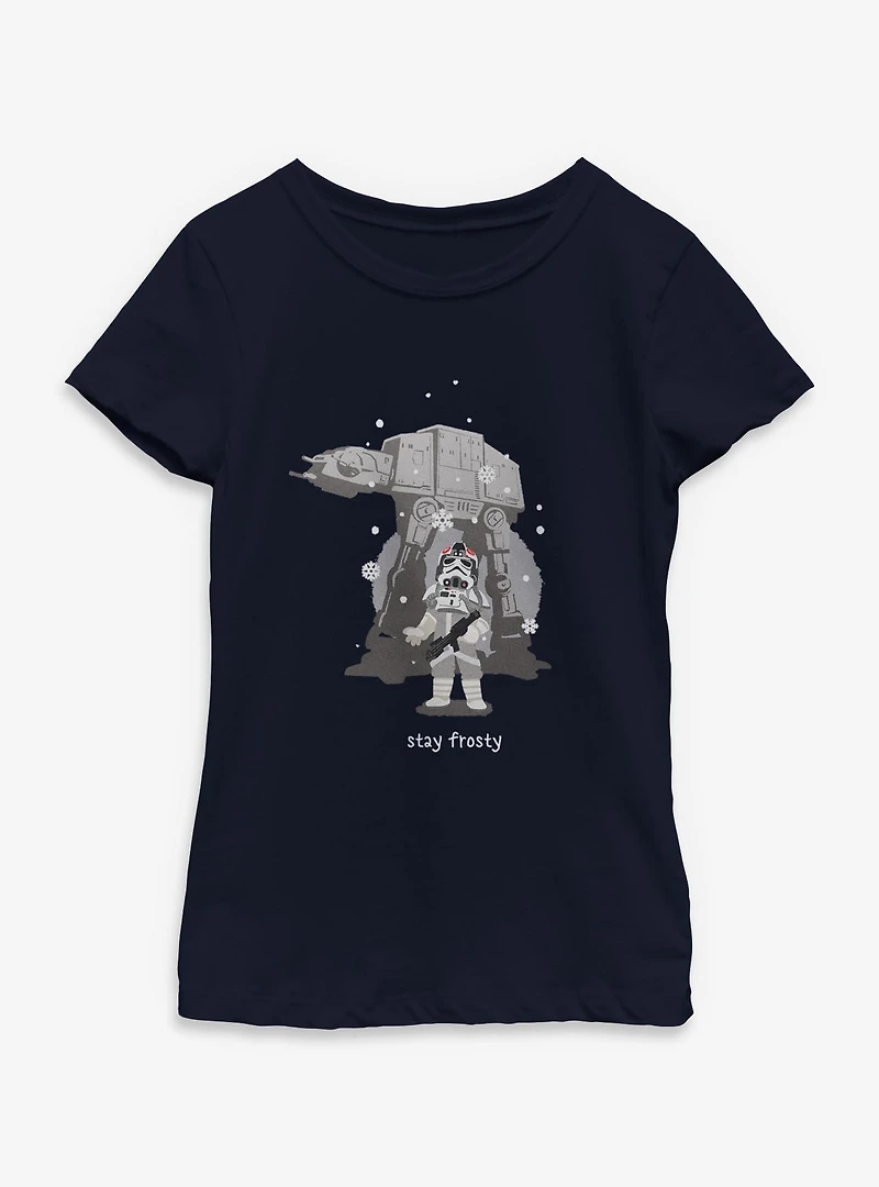 Star Wars Stay Frosty Youth Girls T-Shirt