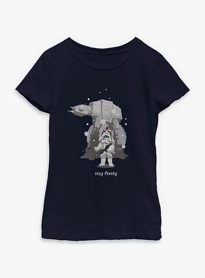Star Wars Stay Frosty Youth Girls T-Shirt