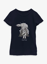 Star Wars Stay Frosty Youth Girls T-Shirt