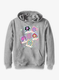 Kpop Demon Hunters Saja Friends Polaroids Youth Hoodie