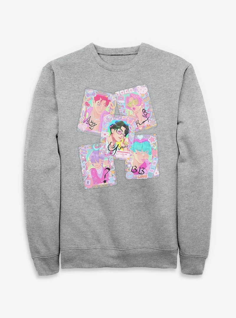 Kpop Demon Hunters Saja Boys Cutie Toploader Deco Photocards Sweatshirt