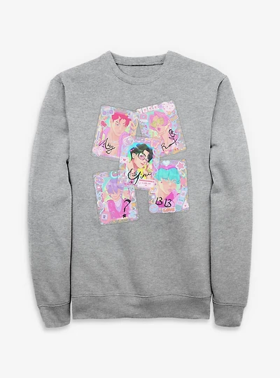 Kpop Demon Hunters Saja Boys Cutie Toploader Deco Photocards Sweatshirt