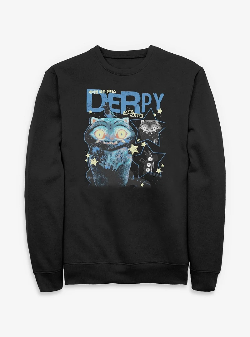 Kpop Demon Hunters Derpy And Sussie Stars Sweatshirt
