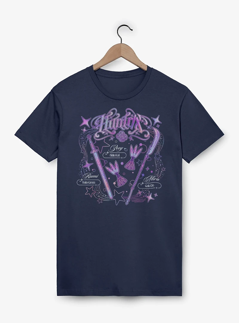 Kpop Demon Hunters Huntrix Weapons T-Shirt