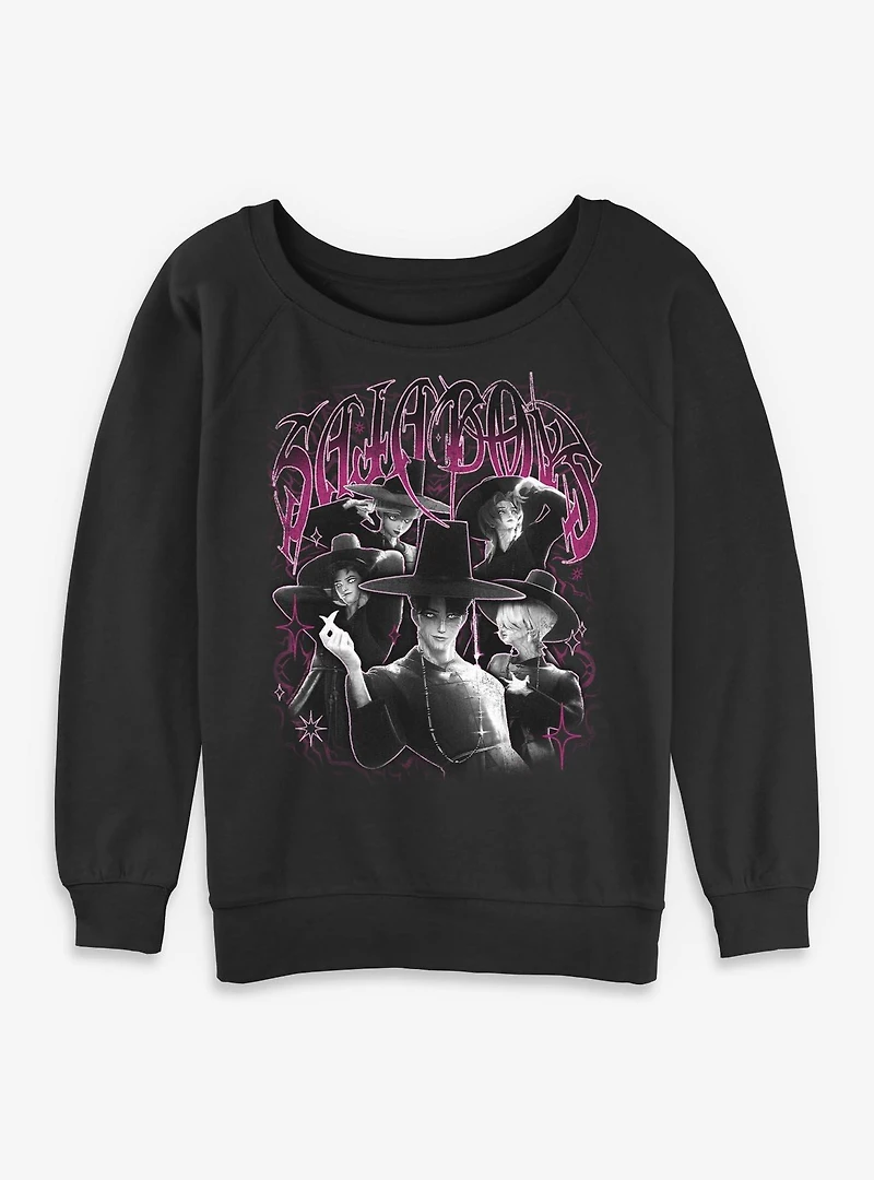 Kpop Demon Hunters Saja Boys Group Womens Slouchy Sweatshirt Box Lunch Exclusive