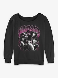 Kpop Demon Hunters Saja Boys Group Womens Slouchy Sweatshirt Box Lunch Exclusive