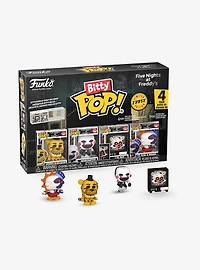 Funko Bitty Pop! Five Nights at Freddy's Withered Golden Freddy & Friends Mini Figure Set