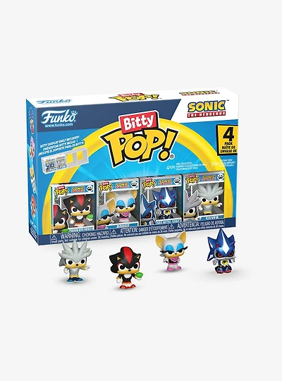 Funko Bitty Pop! Sonic the Hedgehog Shadow & Friends Mini Figure Set