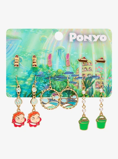 Studio Ghibli® Ponyo Icons Earring Set - BoxLunch Exclusive
