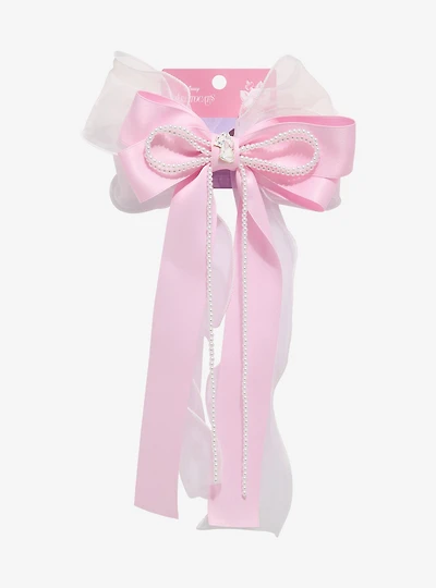 Disney The Aristocats Marie Pink Pearl Hair Bow - BoxLunch Exclusive