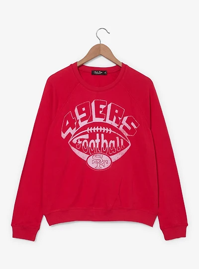 NFL San Francisco 49ers Football Women's Crewneck — BoxLunch Exclusive