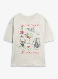 Dr. Seuss How The Grinch Stole Christmas Womens Skimmer T-Shirt