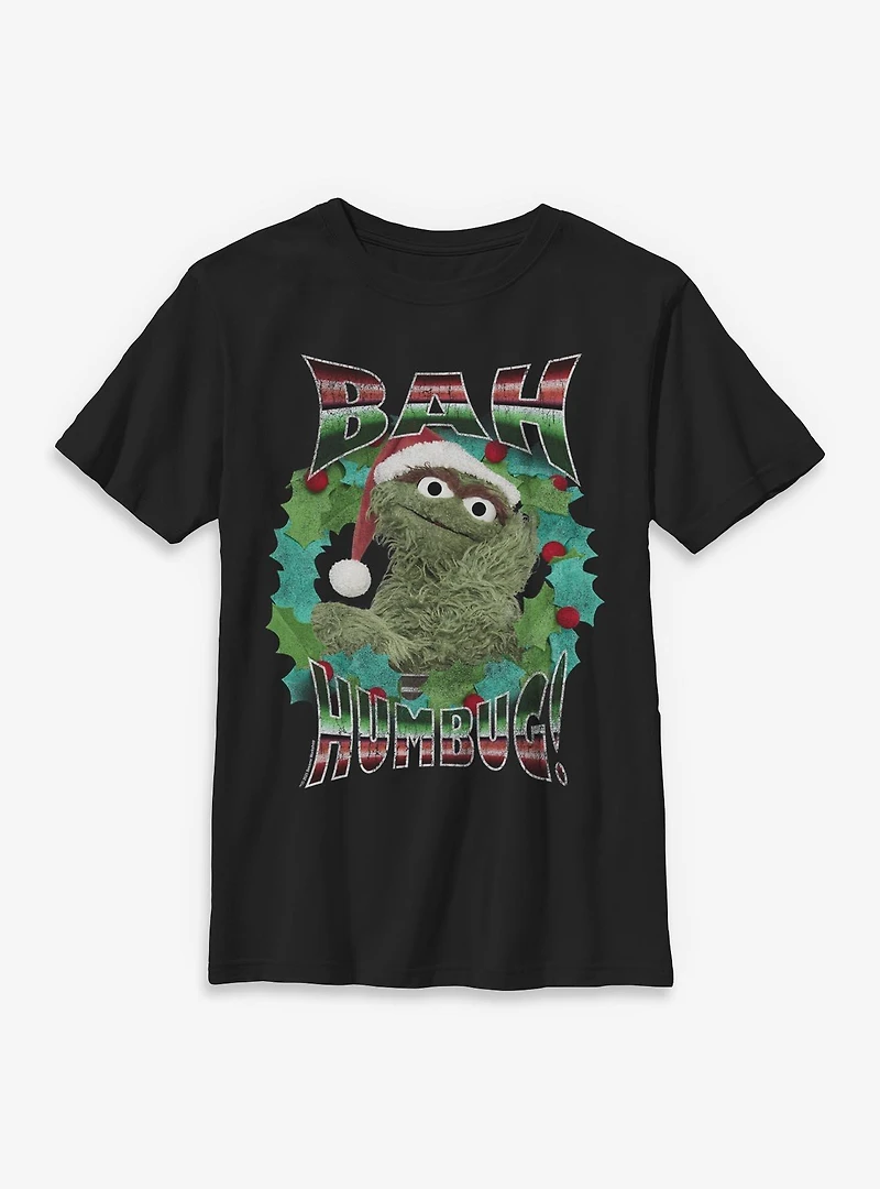 Sesame Street Merry Bah Humbug Youth T-Shirt