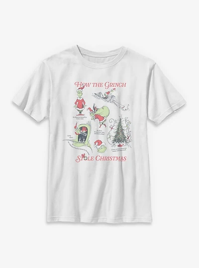 Dr. Seuss How The Grinch Stole Christmas Youth T-Shirt