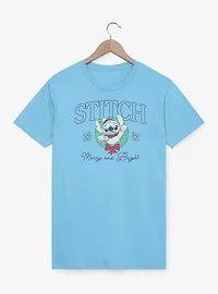 Disney Lilo & Stitch Holiday Wreath T-Shirt