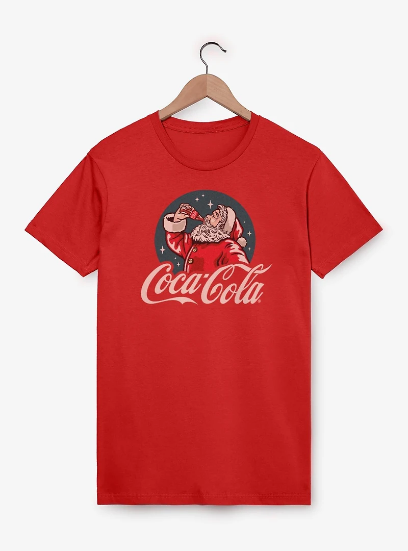 Coca-Cola Santa Drinking Coke Bottle T-Shirt