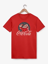 Coca-Cola Santa Drinking Coke Bottle T-Shirt