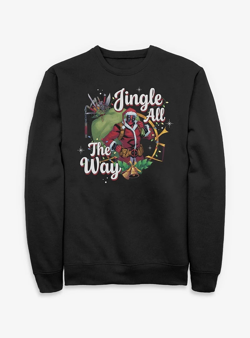 Marvel Deadpool Jingle All The Way Sweatshirt