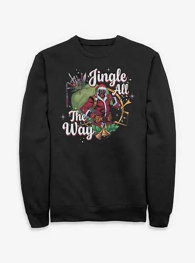 Marvel Deadpool Jingle All The Way Sweatshirt