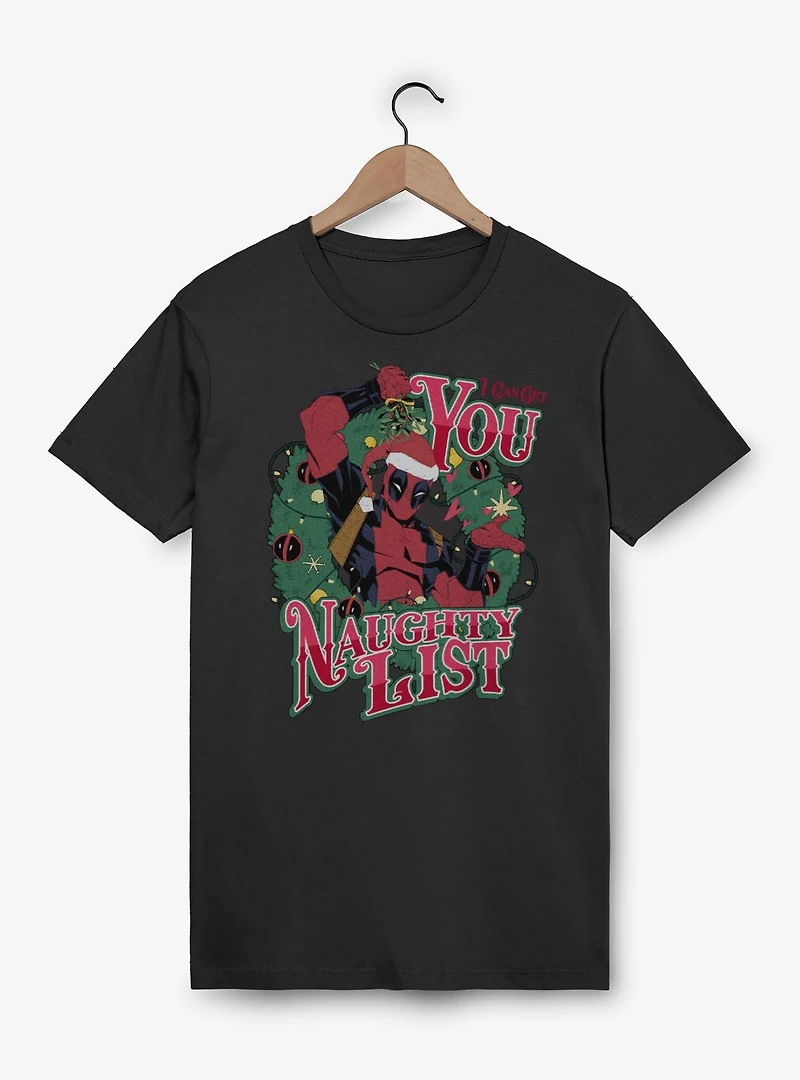Marvel Deadpool Naughty List Time T-Shirt