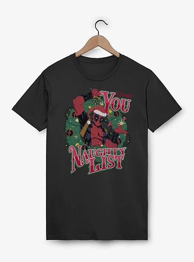 Marvel Deadpool Naughty List Time T-Shirt