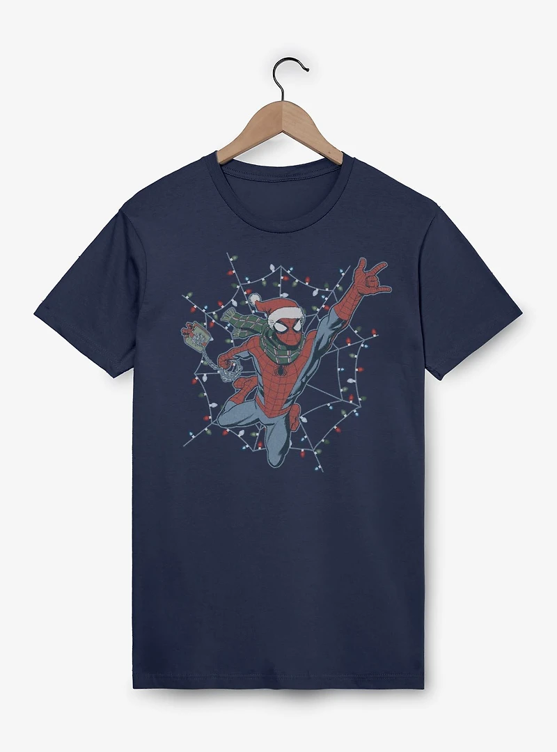 Marvel Spider-Man Swing Into Holiday T-Shirt