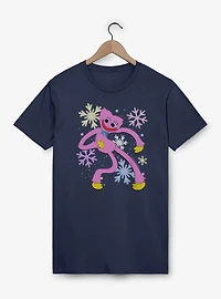 Poppy Playtime Kissy Missy Snowflakes T-Shirt