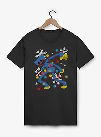 Poppy Playtime Huggy Xmas Lights T-Shirt