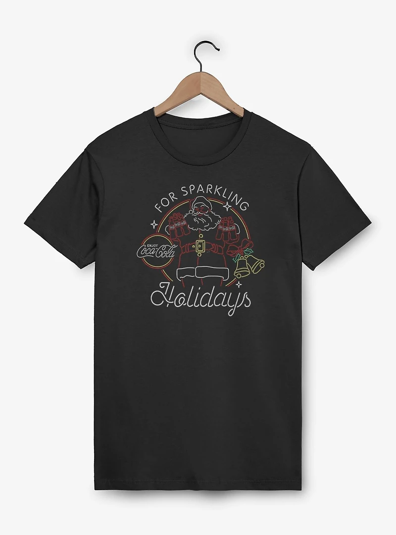 Coca-Cola For Sparkling Holidays Santa T-Shirt