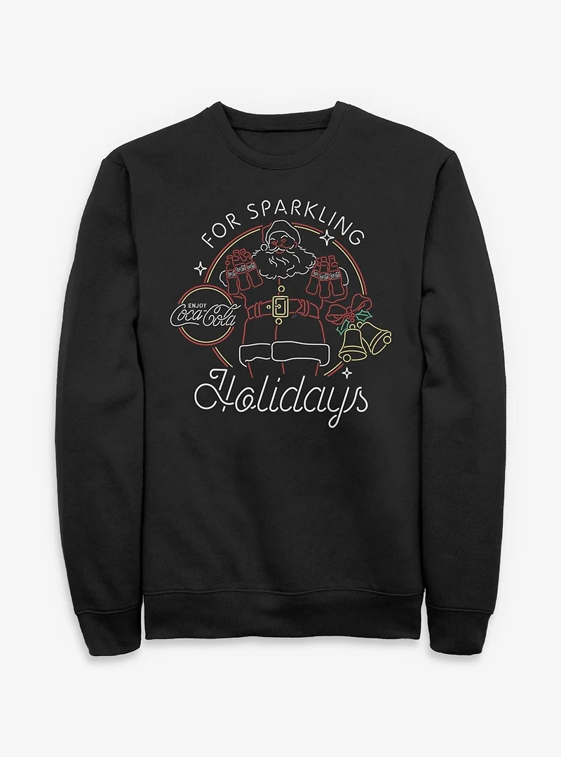 Coca-Cola For Sparkling Holidays Santa Sweatshirt