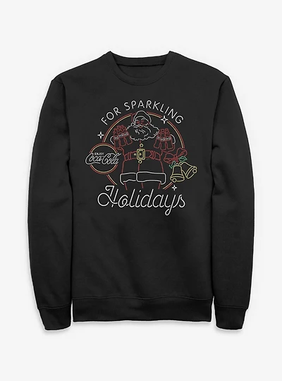 Coca-Cola For Sparkling Holidays Santa Sweatshirt