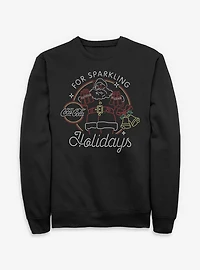 Coca-Cola For Sparkling Holidays Santa Sweatshirt