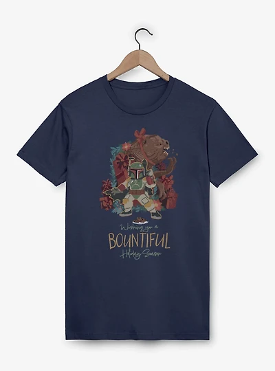 Star Wars The Mandalorian Holiday Season T-Shirt