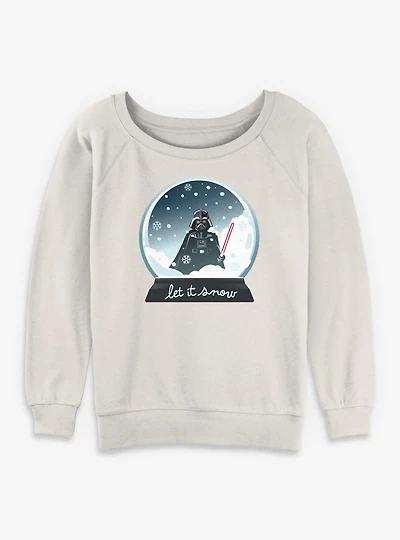 Star Wars Let It Snow Womens Slouchy Sweatshirt