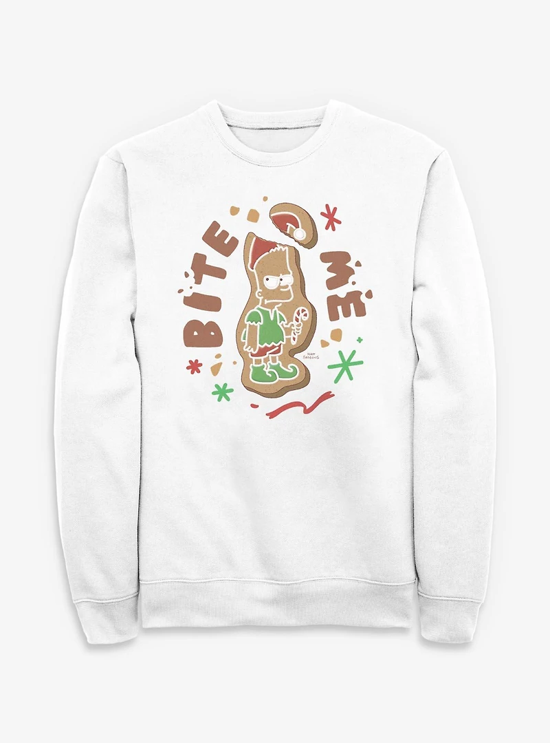 The Simpsons Bite Gingerbread Sweatshirt