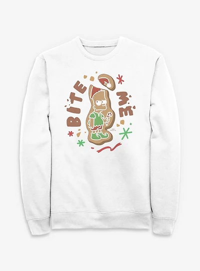 The Simpsons Bite Gingerbread Sweatshirt