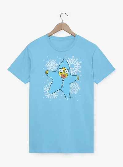 The Simpsons Maggie Snowflakes T-Shirt