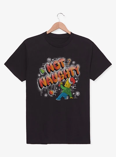 The Simpsons Naughty Bart Graffiti T-Shirt