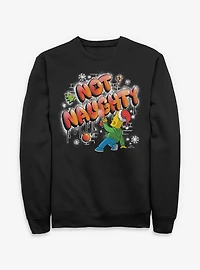 The Simpsons Naughty Bart Graffiti Sweatshirt