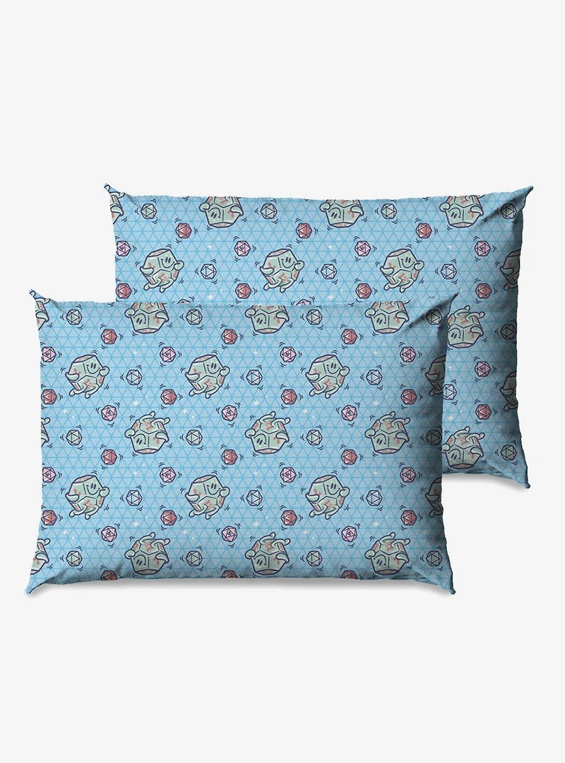 Dungeons & Dragons Funny D20 2 Pack Pillowcase Set