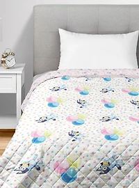 Bluey Balloon Celebration Quilted Throw Blanket