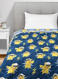Pokémon Electric Captain Quilted Throw Blanket