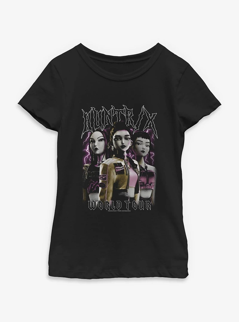 Kpop Demon Hunters Huntrix Group Pose Youth Girls T-Shirt Box Lunch Exclusive