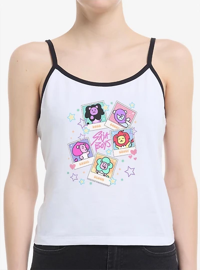 Kpop Demon Hunters Saja Friends Polaroids Womens Cami